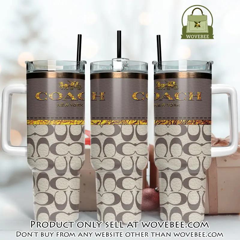 Coach logo stanley tumbler design 40oz logo stanley tumbler ktb1087 wvb1135615